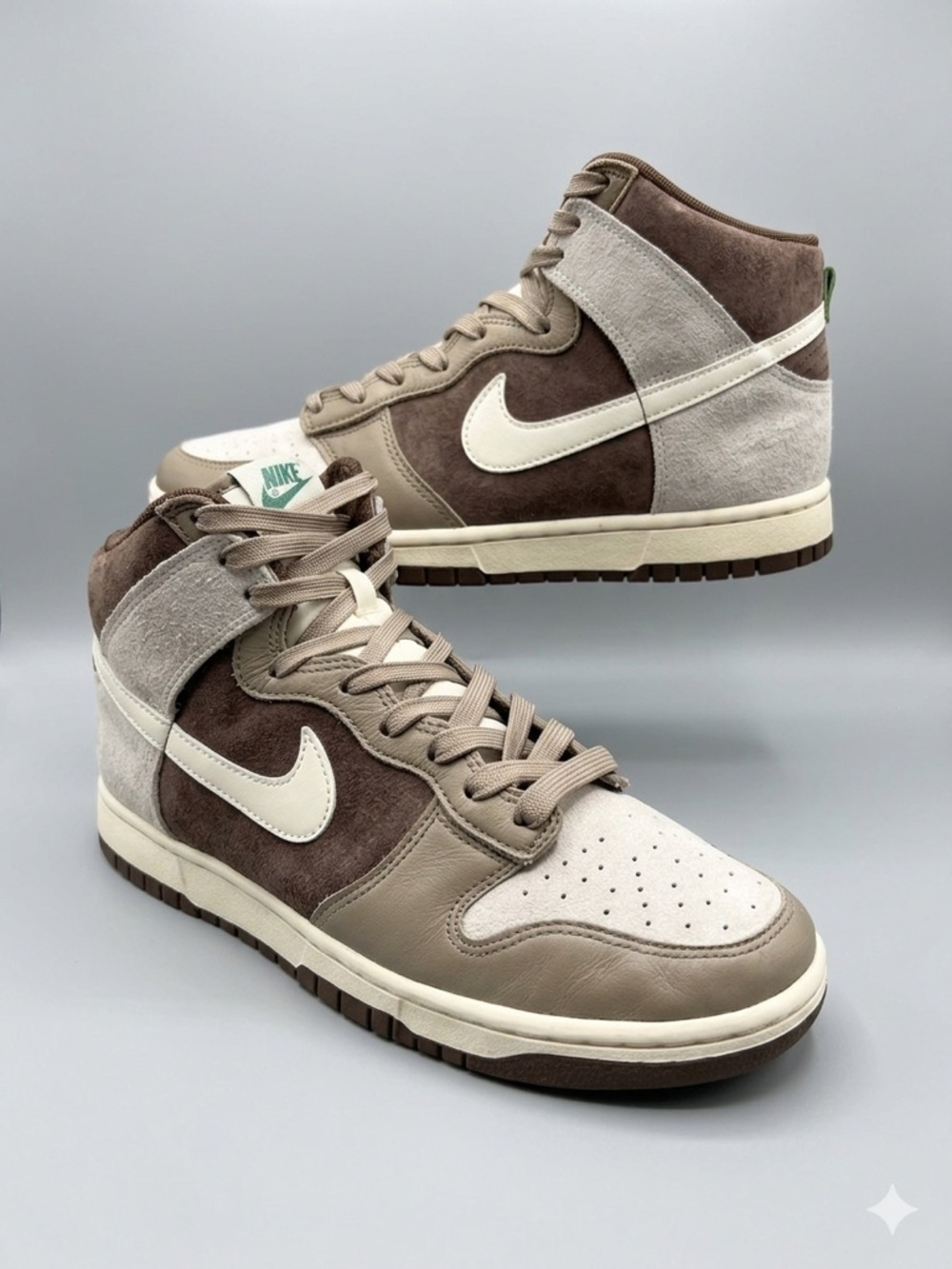 Nike Dunk High Retro Men’s High-Top Sneakers Earth Tones/Brown Suede - Size 9.5